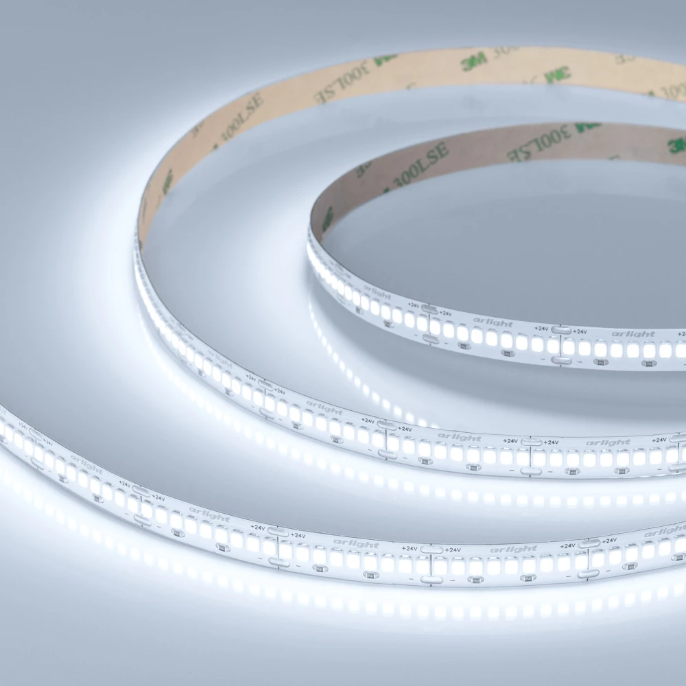 Лента ULTRA-A288-10mm 24V White6000 (17 W/m, IP20, 5m) (Arlight, высок.эфф.200 лм/Вт) 054928 - Viokon.com