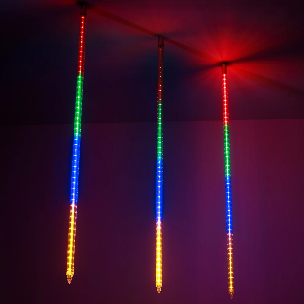 Светодиодная гирлянда ARD-ICEFALL-CLASSIC-D23-1000-CLEAR-96LED-LIVE RGB (230V, 1.5W) (Ardecoled, IP65) 026105 - Viokon.com