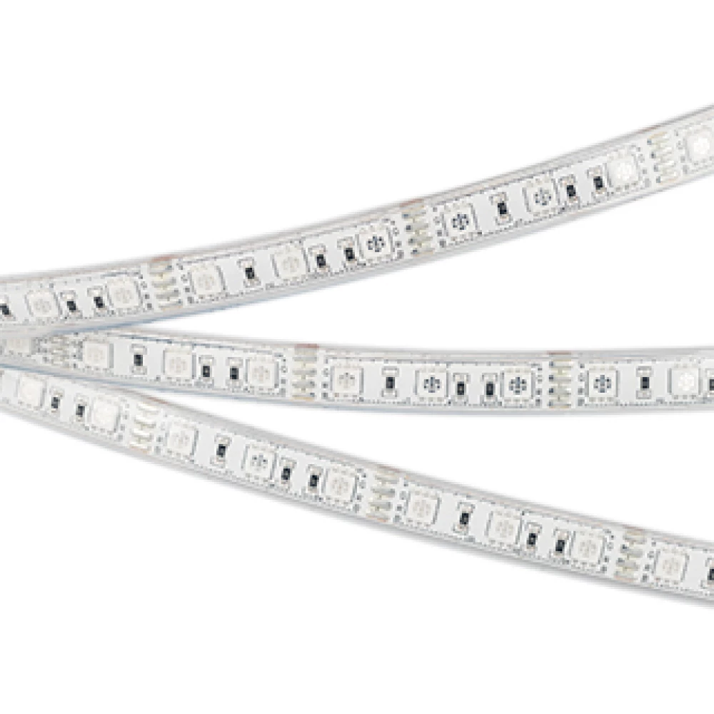 Лента герметичная RTW-PU-B60-12.5mm 12V RGB (14.4 W/m, IP68, 5060, 5m) (Arlight, -) 029599(2) - Viokon.com