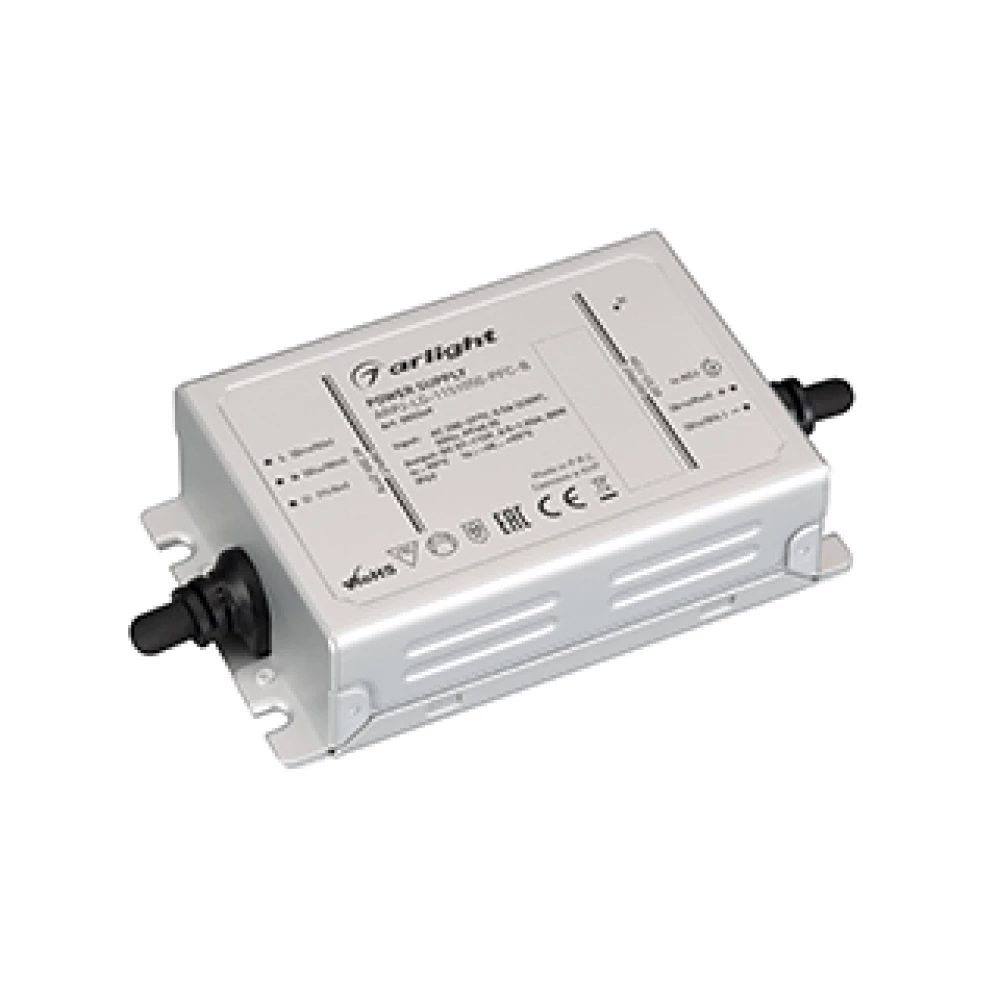 Блок питания ARPJ-LG-1151050-PFC-B (80W, 57-115V, 0.5-1.05A) (Arlight, IP67 Металл, 5 лет) 055269 - Viokon.com