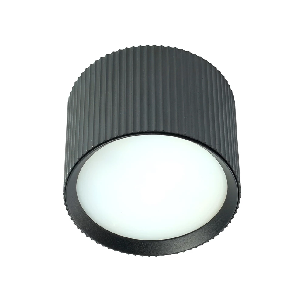 Светильник потолочный Feron HL458  Barrel ARIA 12W, 230V, GX53, черный (51671) - Viokon.com