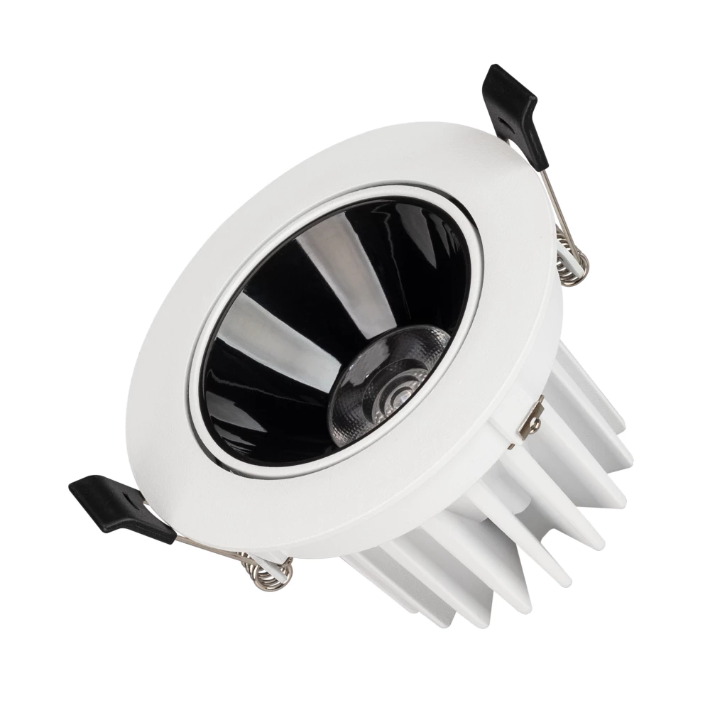 Светильник MS-FORECAST-BUILT-TURN-R102-12W Warm3000 (WH-BK, 32 deg, 230V) (Arlight, IP20 Металл, 5 лет) 035449 - Viokon.com
