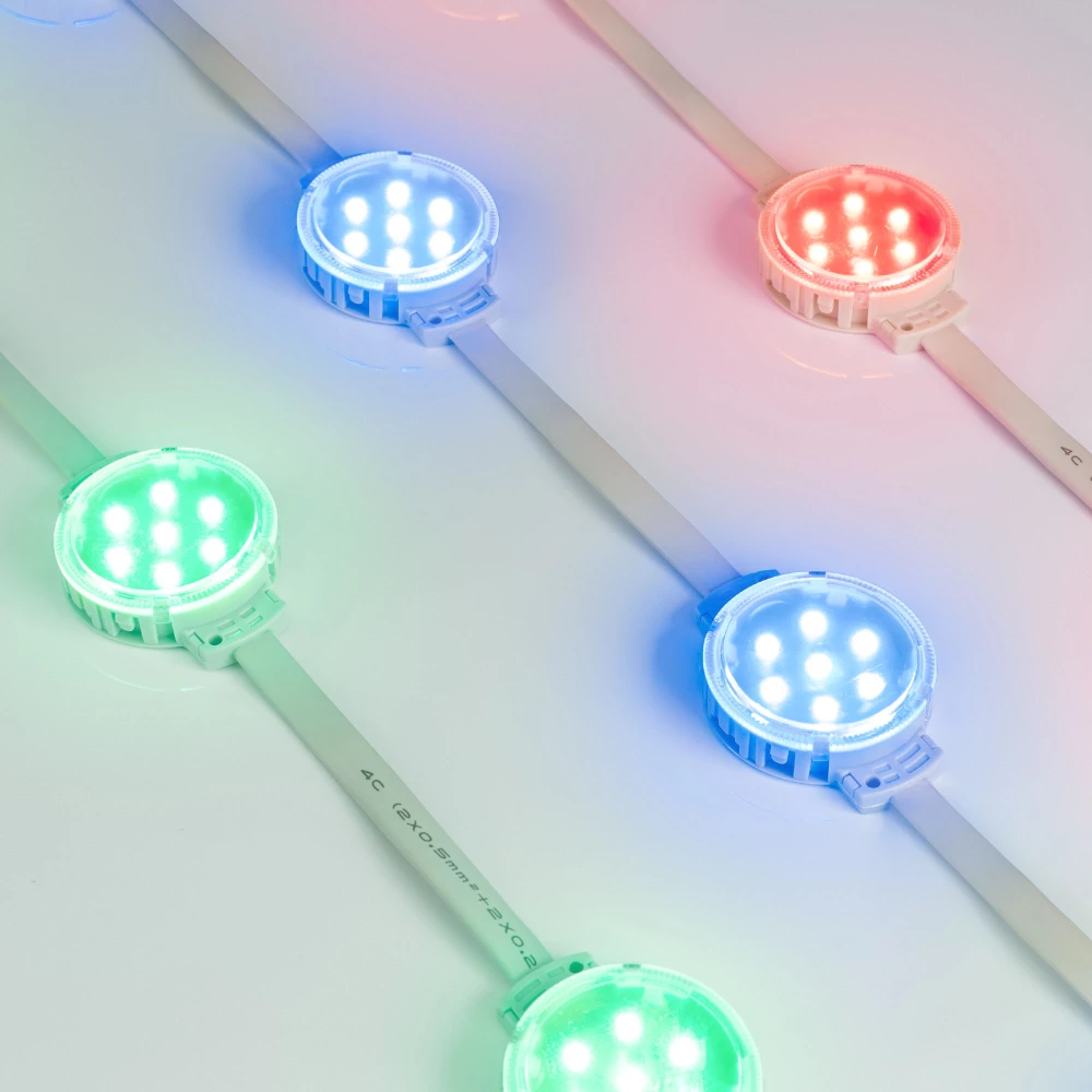 Модуль управляемый SPI-F7-D50 24V RGB-RAM-Auto (1.25W, IP68, 120 deg) (Arlight, Пластик, 3 года) 036826 - Viokon.com