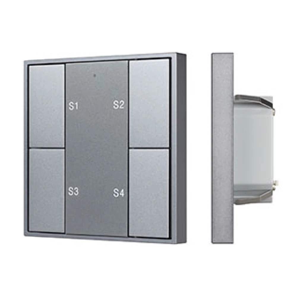 INTELLIGENT ARLIGHT Кнопочная панель DALI-201-23-1G-4SC-IN Silver (BUS, Frame) (IARL, IP20 Металл, 3 года) 048184 - Viokon.com