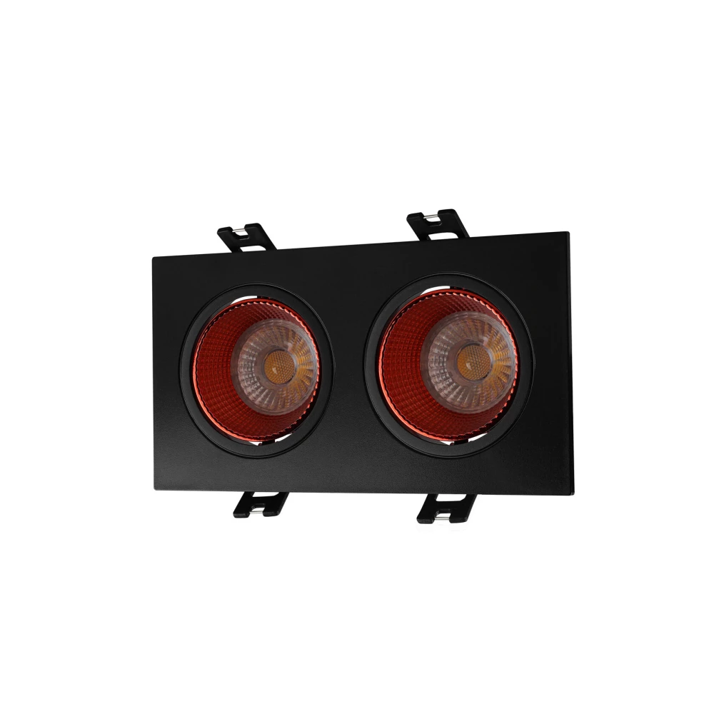 DK3072-BKRD Встраиваемый светильник IP 20 10 Вт GU53 LED черныйкрасный пластик - Viokon.com