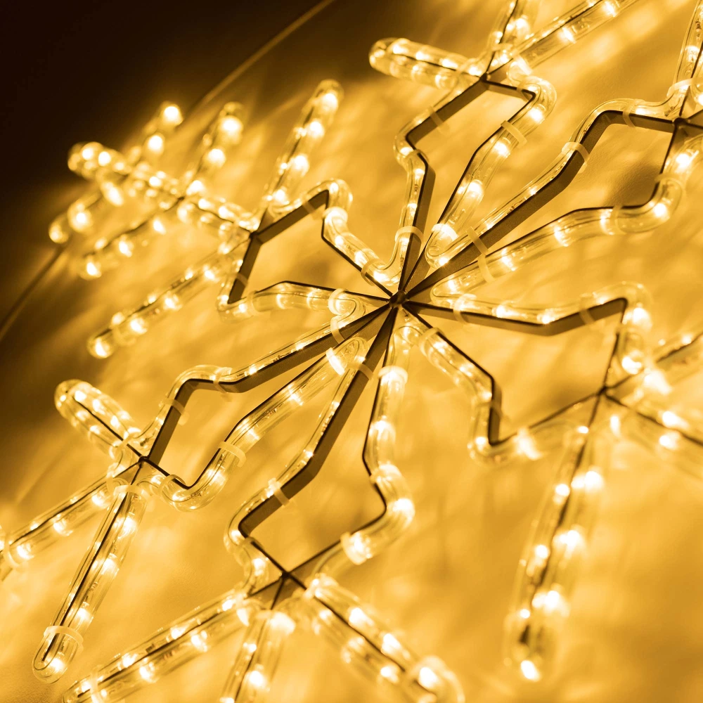 Фигура светодиодная ARD-SNOWFLAKE-M3-920x920-432LED Warm (230V, 30W) (Ardecoled, IP65, 1 год) 034251 - Viokon.com