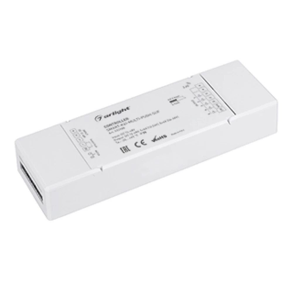 Контроллер SMART-K41-MULTI-PUSH-SUF (12-48V, 5x6A, RGB-MIX, 2.4G) (Arlight, IP20 Пластик, 5 лет) 032988 - Viokon.com