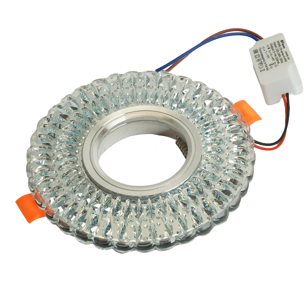 Светильник встраиваемый с белой LED подсветкой Feron CD937 потолочный MR16 G5.3 прозрачный (29470) - Viokon.com