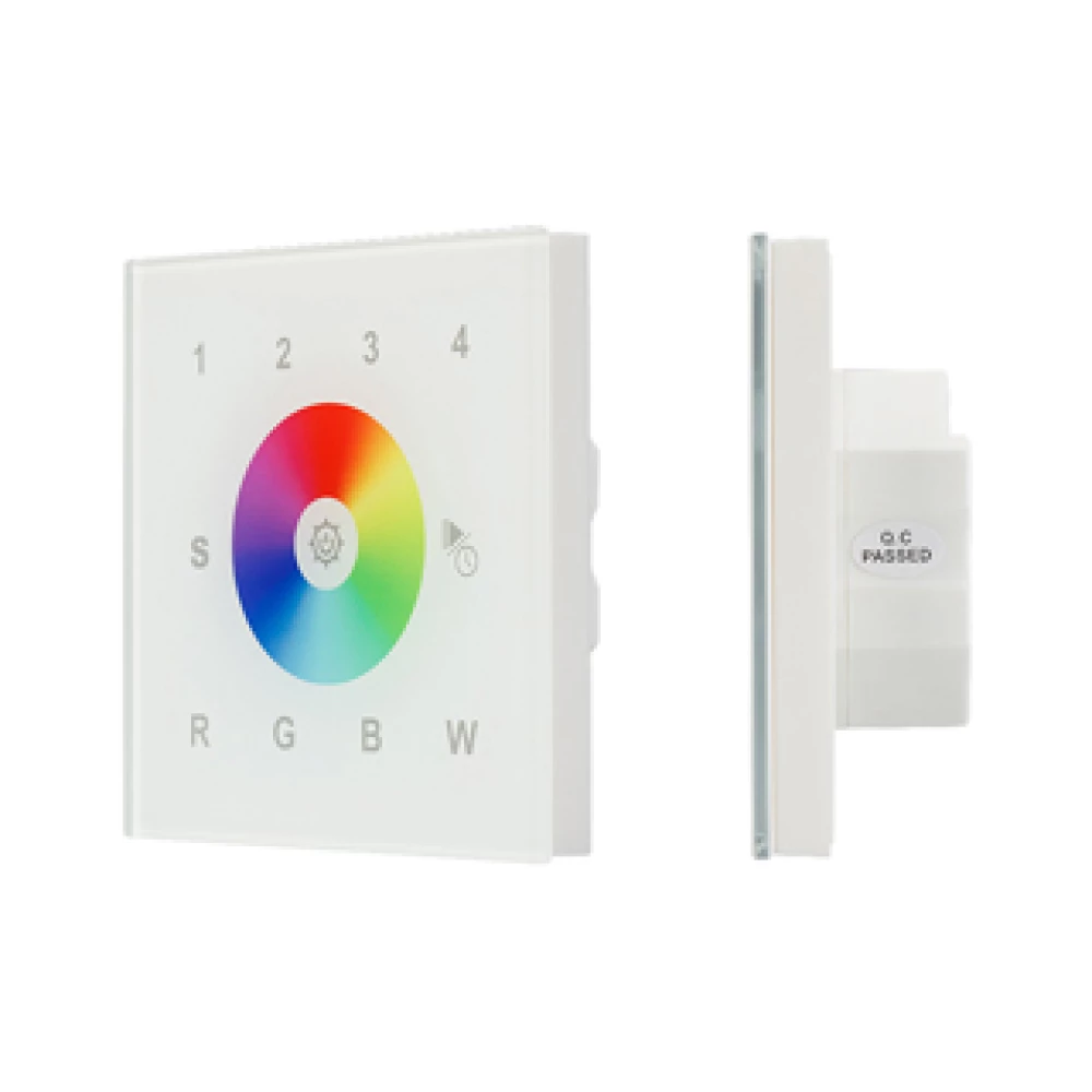 INTELLIGENT ARLIGHT Сенсорная панель DALI-901-11-4G-RGBW-DT8-IN White (BUS/230V) (IARL, IP20 Пластик, 3 года) 037202 - Viokon.com