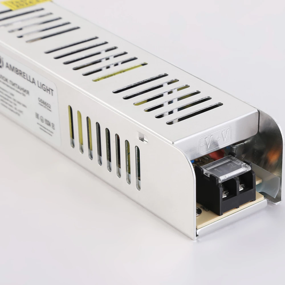 Блок питания с EMC для светодиодной ленты 12V 120W 10A IP20 185-260V 188*46*36 GS8652 GS8652 блок питания 12V 120W 10A IP20 185-260V EMC 188*46*36 - Viokon.com