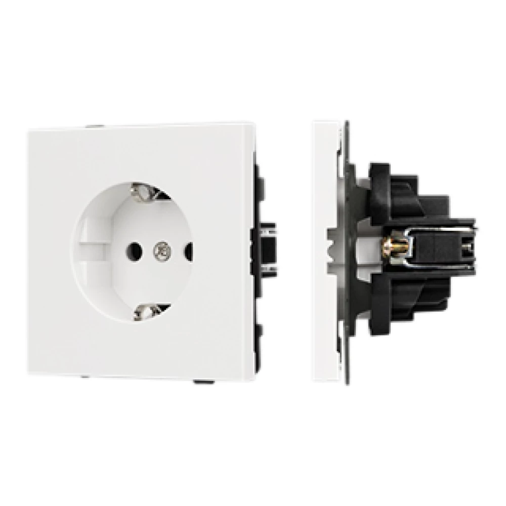 Механизм электрической розетки SCT-NOBE-MEU1-SFPL-WH (230V, 16A) (Arlight, Белый кварц) 054276 - Viokon.com