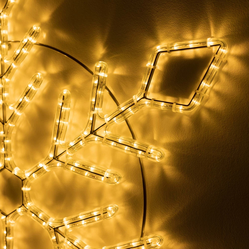 Фигура светодиодная ARD-SNOWFLAKE-M9-900x900-360LED Warm (230V, 22W) (Ardecoled, IP65, 1 год) 034257 - Viokon.com