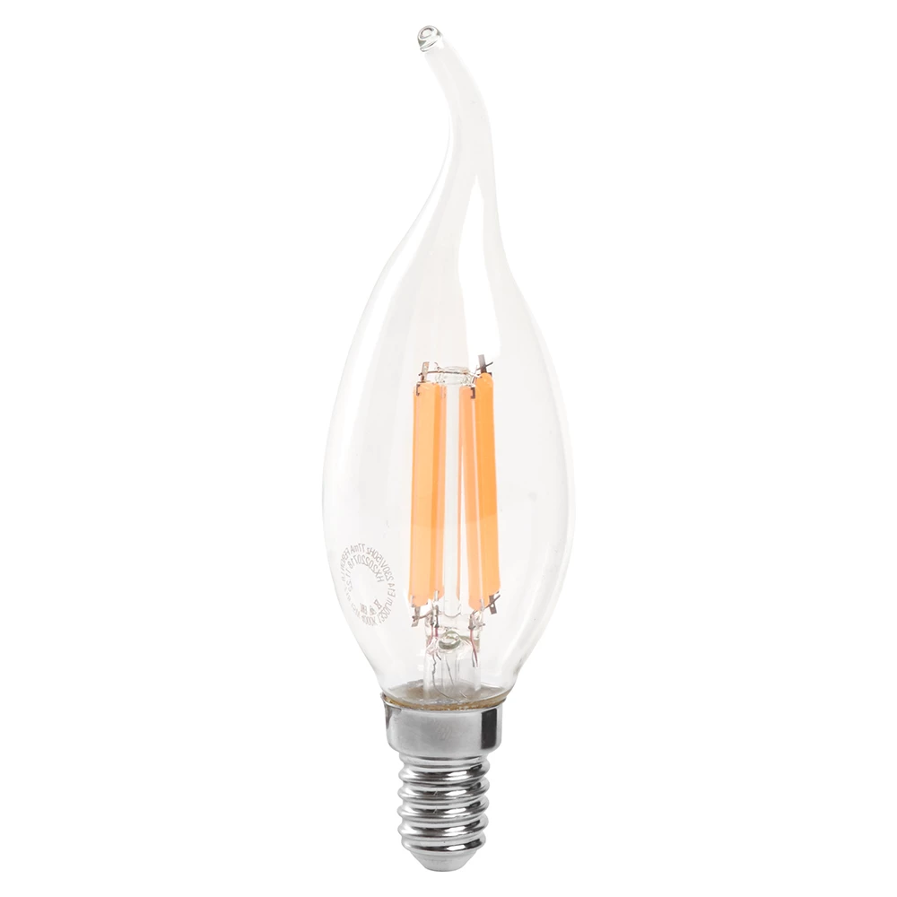 Лампа светодиодная Feron LB-718 Свеча на ветру E14 15W 230V 6400K (38264) - Viokon.com