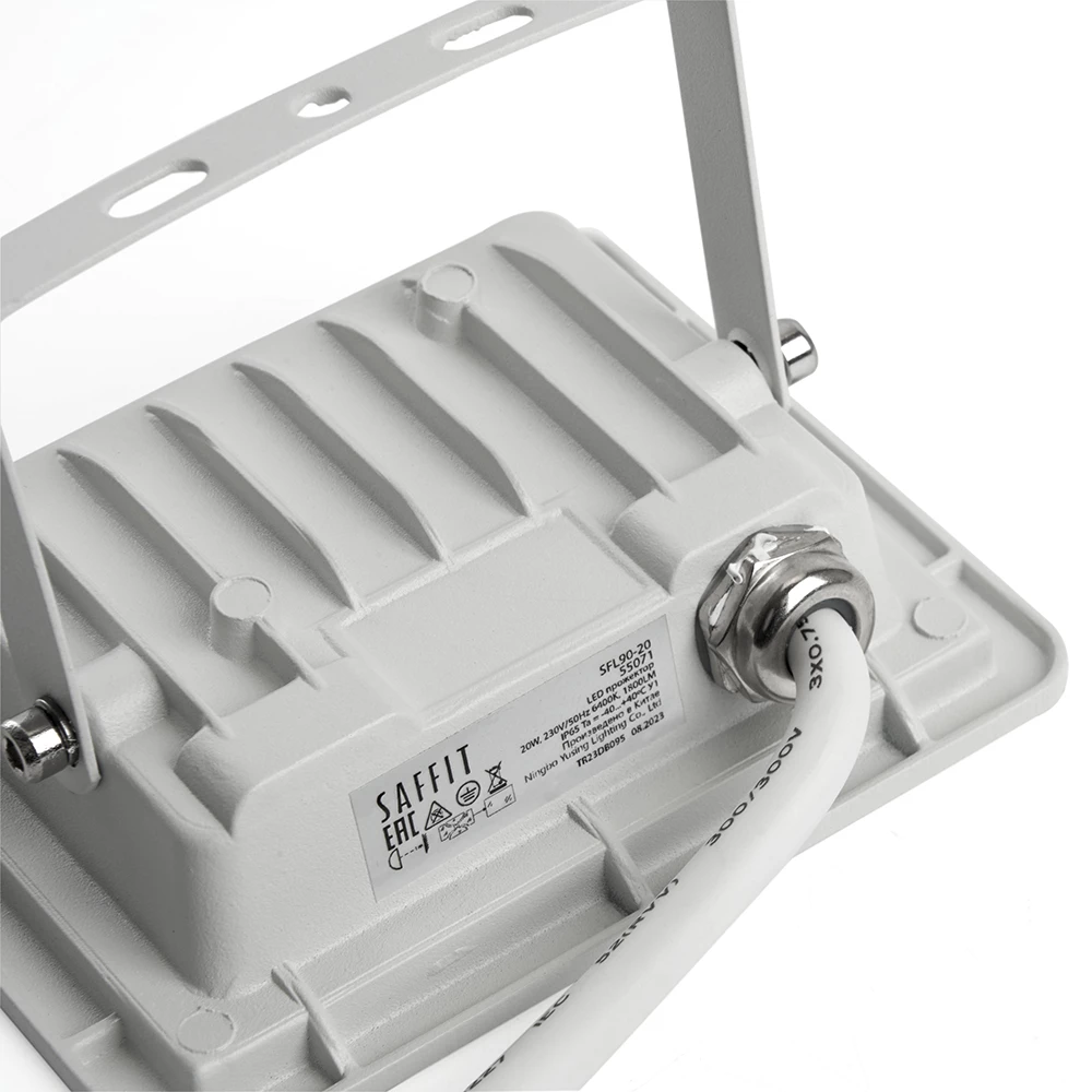 Светодиодный прожектор SAFFIT SFL90-20 IP65 20W 6400K белый (55071) - Viokon.com