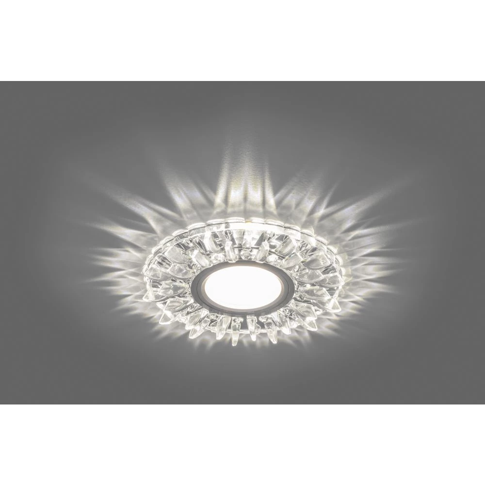 Светильник встраиваемый с белой LED подсветкой Feron CD911 потолочный MR16 G5.3 прозрачный (28894) - Viokon.com