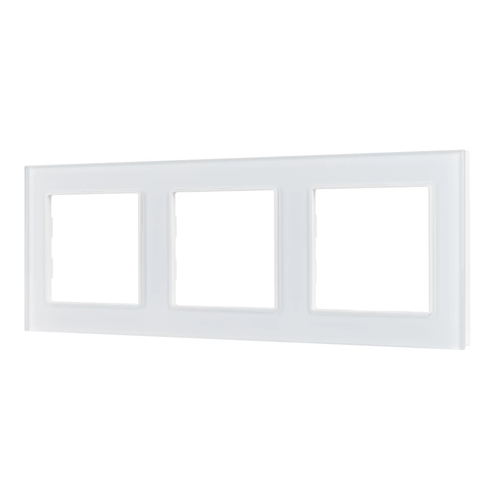 Рамка стеклянная FRM-GLARE-GS-3-WH (Arlight, -) 043799 - Viokon.com