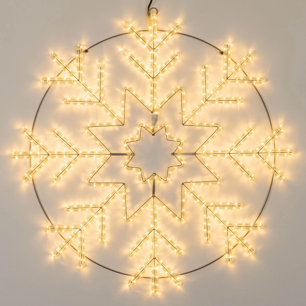 Фигура светодиодная ARD-SNOWFLAKE-M8-950x950-540LED Warm (230V, 33W) (Ardecoled, IP65, 1 год) 034255 - Viokon.com