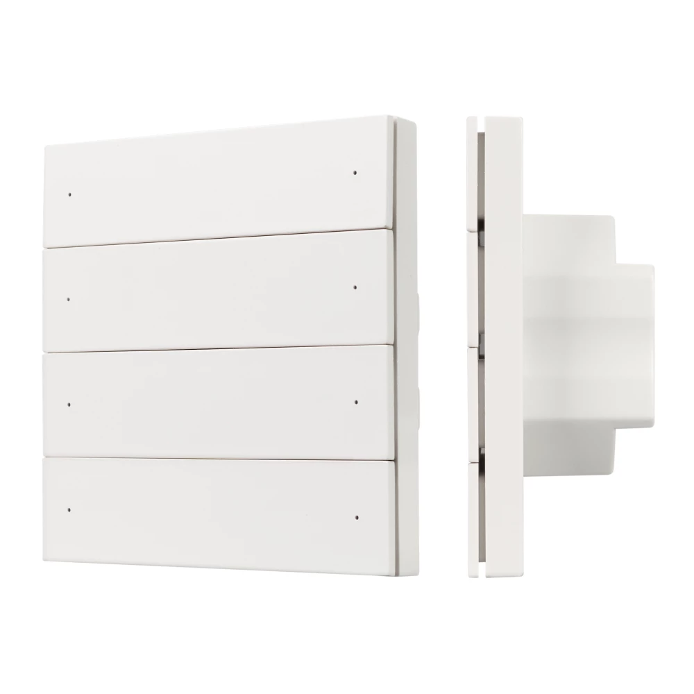 INTELLIGENT ARLIGHT Кнопочная панель SMART-DMX512-801-22-8G-8SC-DIM-IN White (230V, 2.4G) (IARL, IP20 Пластик, 5 лет) 037334 - Viokon.com