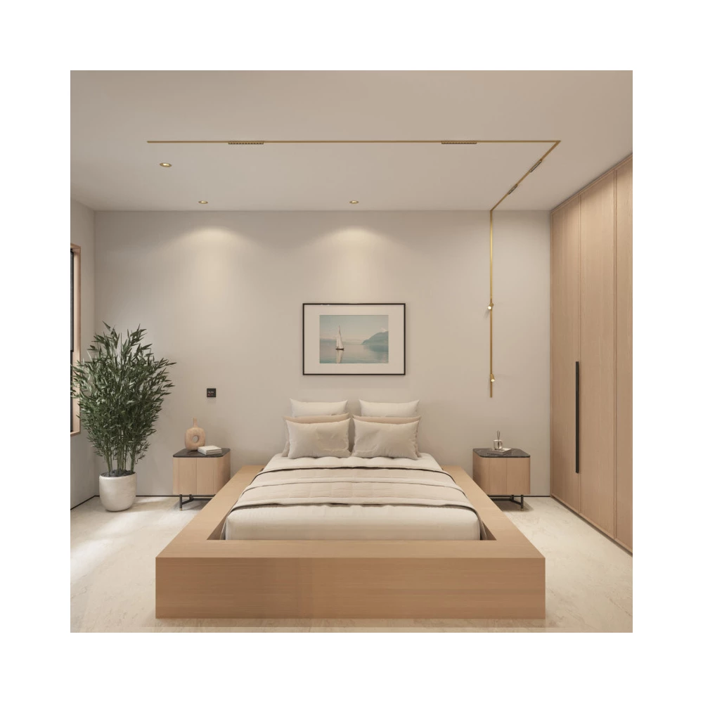 DK5971-SB Светильник трековый SHINE GRILL ZigBee 48В 10Вт 2700-6000K IP20 сатин латунь алюминий - Viokon.com