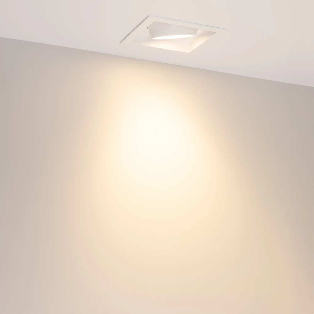 Светильник MS-VORTEX-BUILT-S140x140-30W Warm3000 (WH-WH, 50 deg, 230V) (Arlight, IP20 Металл, 5 лет) 057924 - Viokon.com