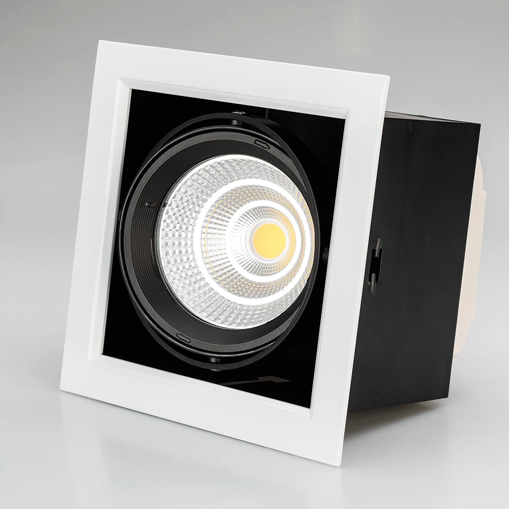 Светильник CL-KARDAN-S190x190-25W White6000 (WH-BK, 30 deg) (Arlight, IP20 Металл, 3 года) 026500 - Viokon.com