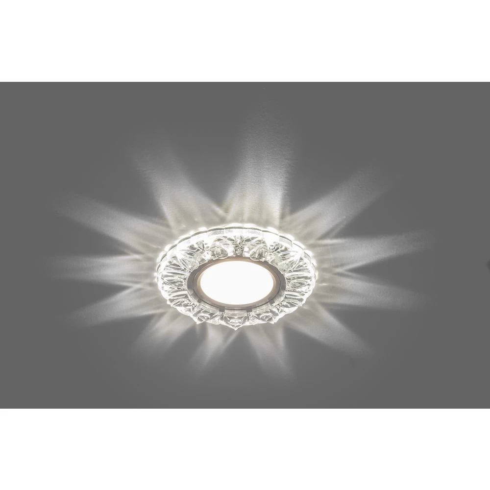 Светильник встраиваемый с белой LED подсветкой Feron CD908 потолочный MR16 G5.3 прозрачный (28891) - Viokon.com