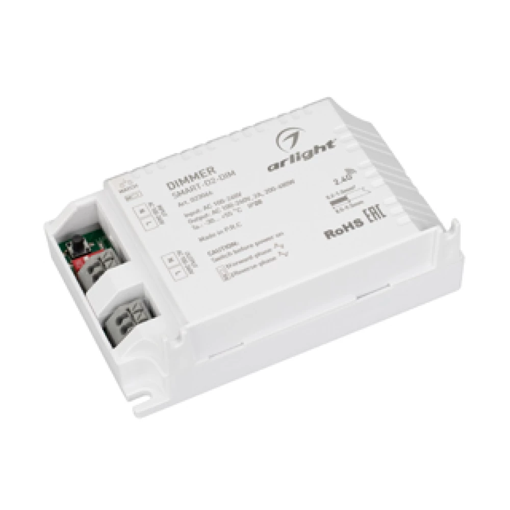 Диммер SMART-D2-DIM-SUF (230V, 2A, TRIAC, 2.4G) (Arlight, IP20 Пластик, 5 лет) 023066 - Viokon.com