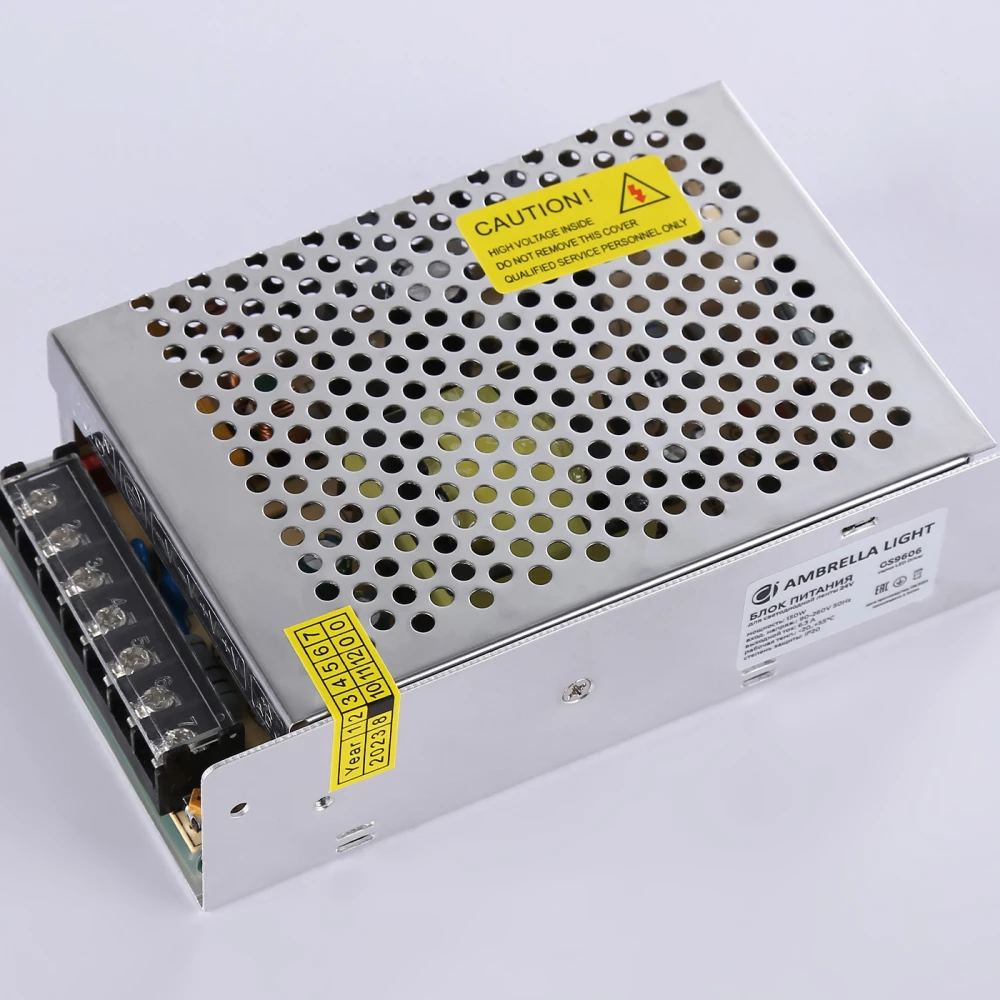 Блок питания для светодиодной ленты 24V 150W 6.3A IP20 90-260V 159*98*38 GS9606 GS9606 блок питания 24V 150W 6.3A IP20 90-260V 159*98*38 - Viokon.com