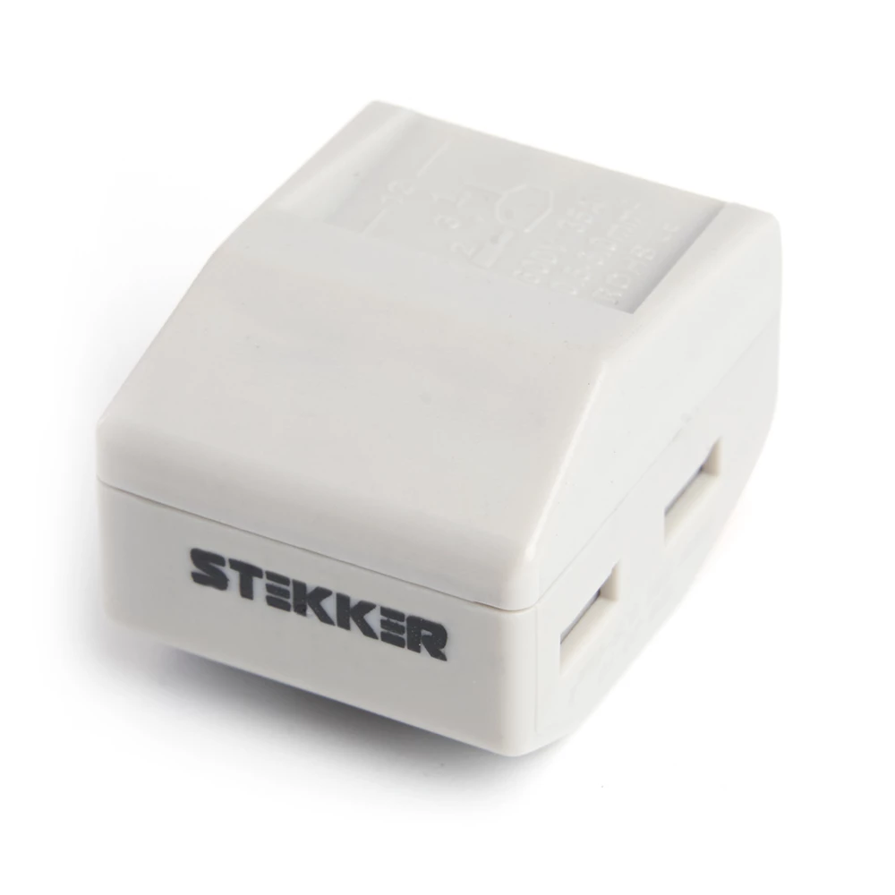 Клемма строительно-монтажная 3-проводная STEKKER, LD222-613 (39867) - Viokon.com