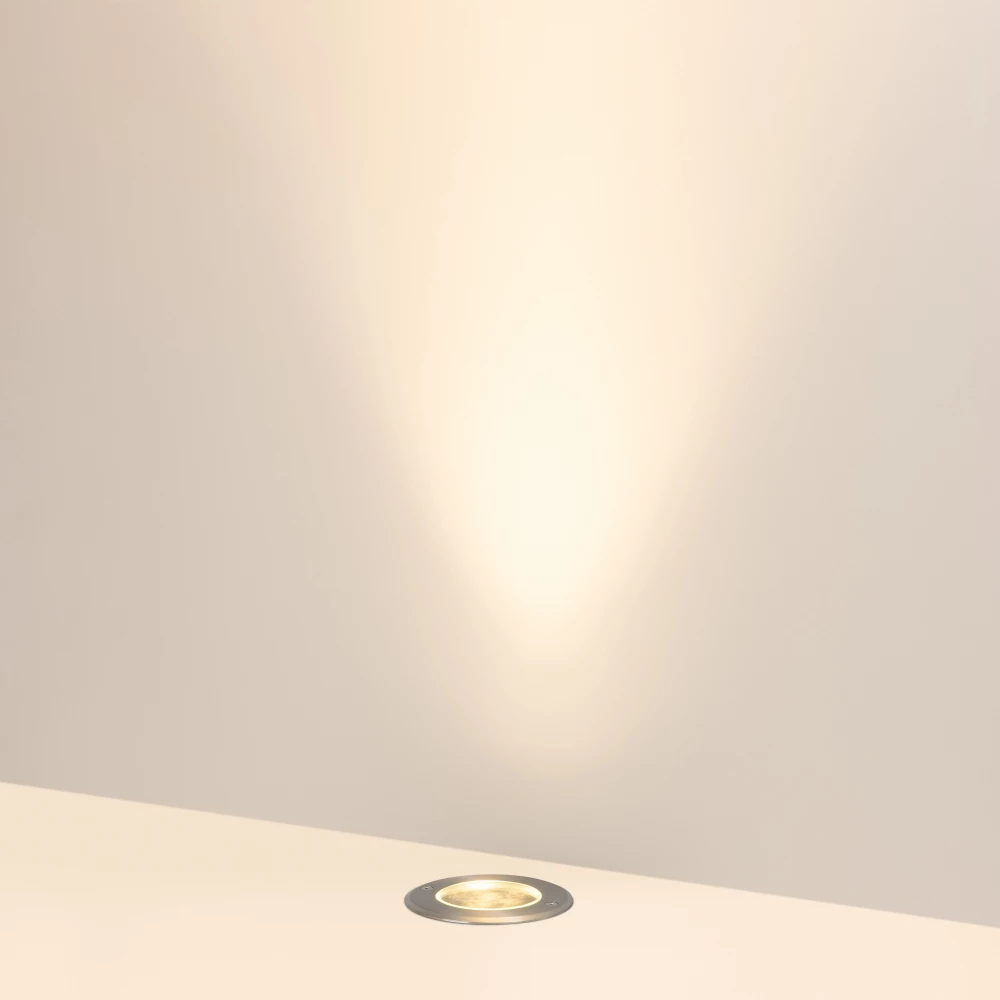 Светильник LTD-DAFNA-GROUND-R130-11W Warm3000 (SL, 10 deg, 230V) (Arlight, IP67 Металл, 5 лет) 061189 - Viokon.com