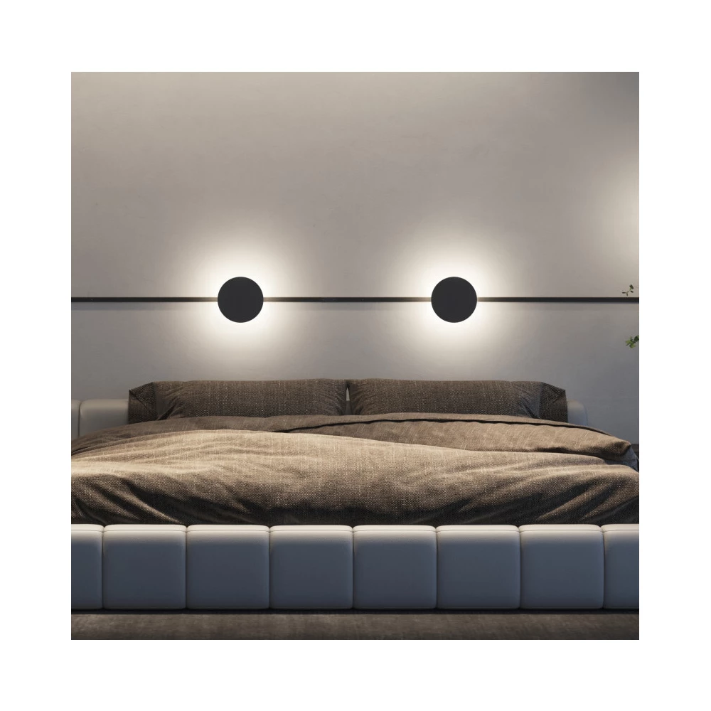 DK5350-BK Светильник для трека Air серия Reflex 4000 со светодиодом 180H23мм 48V DC 5W RA90 120 4000K IP20 черный алюминий - Viokon.com