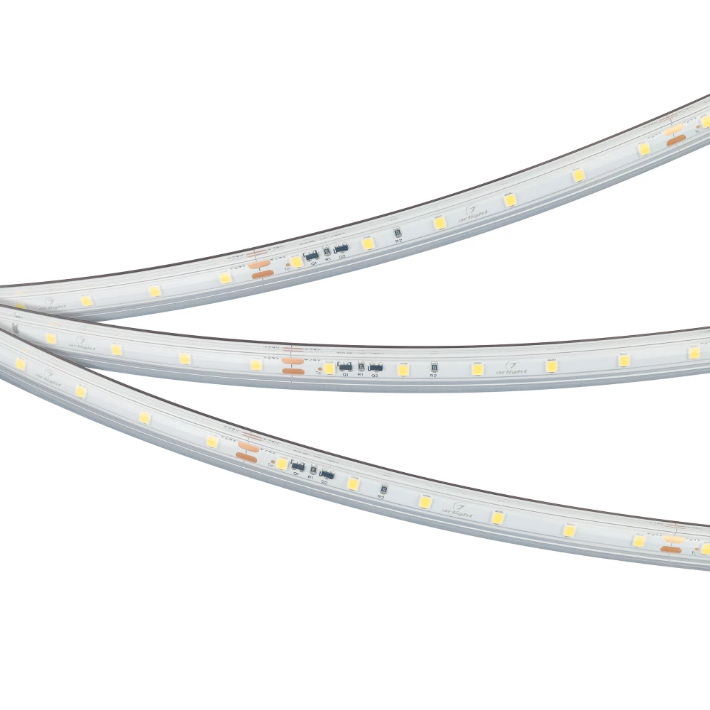 Лента герметичная IC-PS-A60-10mm 24V Warm3000 (4.8 W/m, IP67, 2835, 10m) (Arlight, стабилизированная) 050656 - Viokon.com