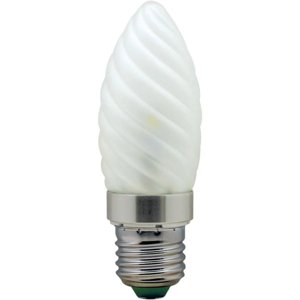 Лампа светодиодная, 6LED(3.5W) 230V E27 6400K матовая хром, LB-77 (25343) - Viokon.com