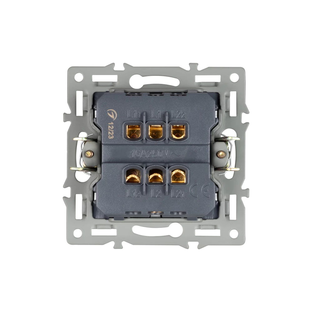 Механизм выключателя одноклавишный перекрёстный SWT-MKX1-PL-BK (250V, 16A) (Arlight, -) 043719 - Viokon.com