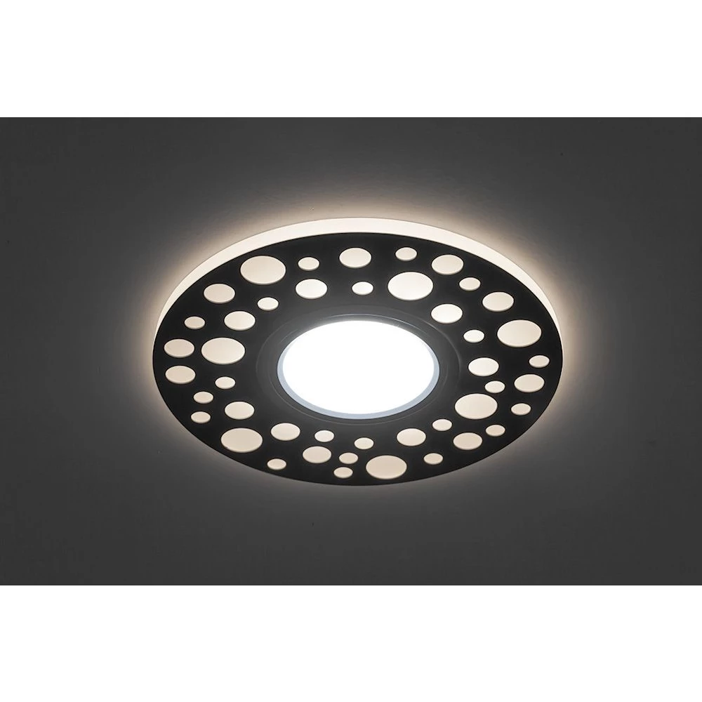 Светильник встраиваемый с LED подсветкой Feron CD989 потолочный MR16 G5.3 белый (32668) - Viokon.com
