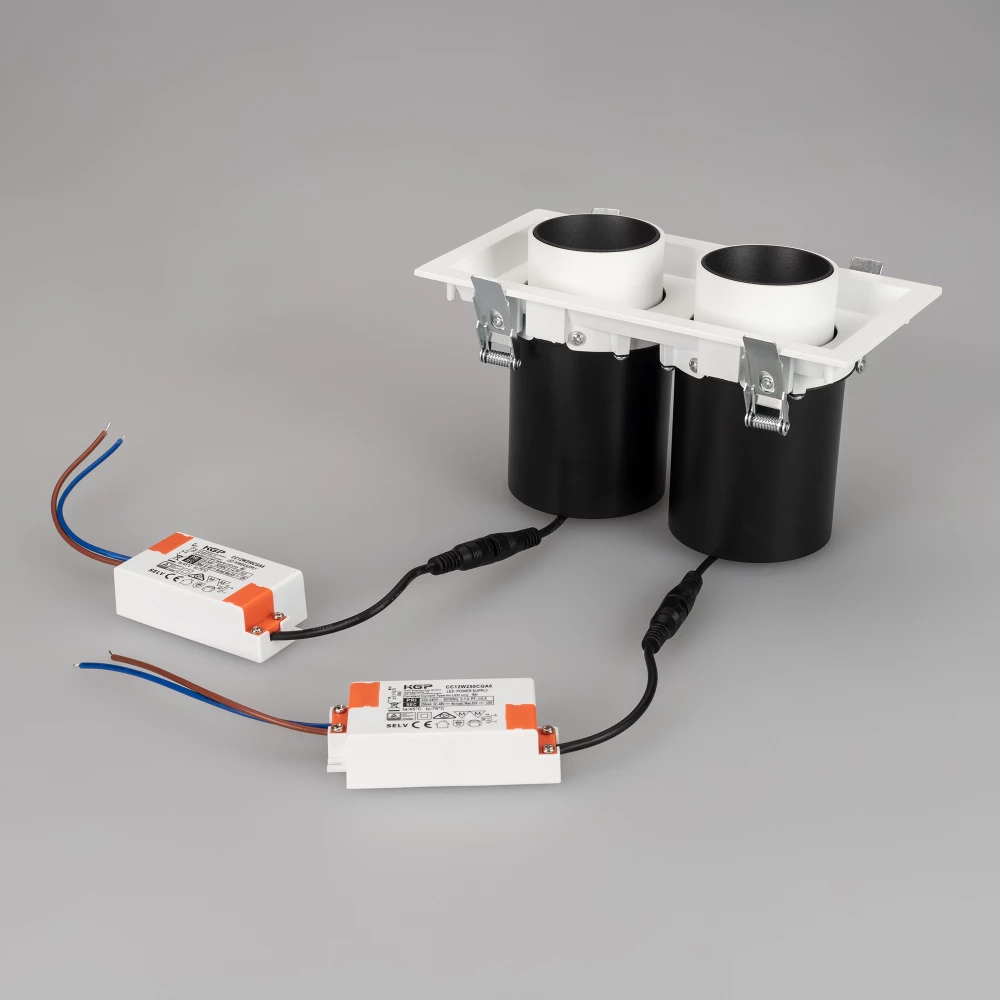 Светильник LTD-PULL-S110x210-2x10W Warm3000 (WH, 24 deg, 230V) (Arlight, IP20 Металл, 5 лет) 031362 - Viokon.com