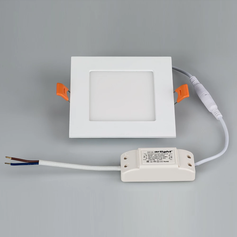 Светильник DL-120x120M-9W Warm White (Arlight, IP40 Металл, 3 года) 020127 - Viokon.com