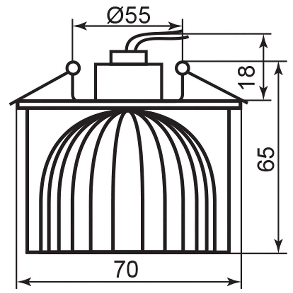 Светильник потолочный, JCD9 35W G9 прозрачный,хром, JD160 (18906) - Viokon.com
