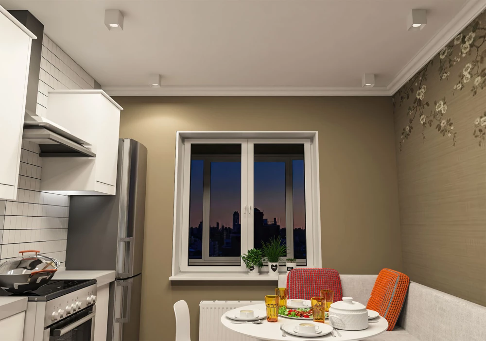DK3080-WH Светильник накладной IP 20 10 Вт GU53 LED белыйбелый пластик - Viokon.com
