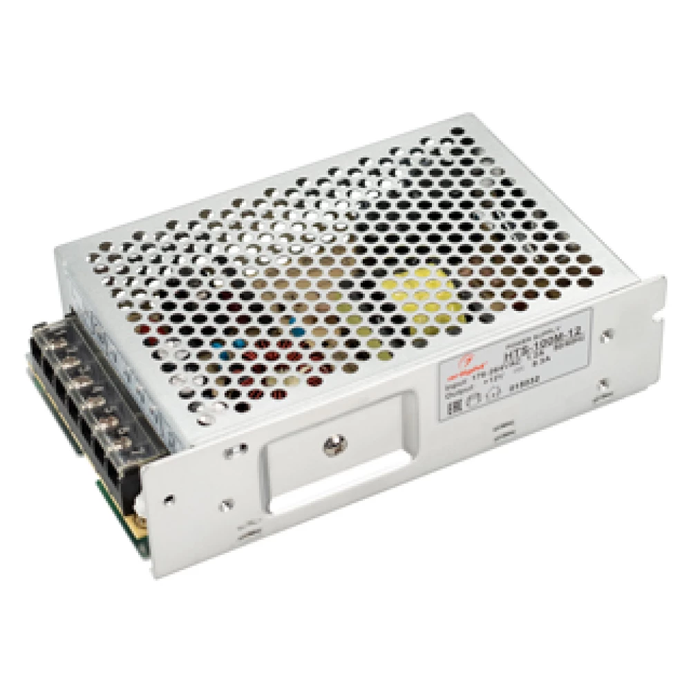Блок питания HTS-100M-12 (12V, 8.3A, 100W) (Arlight, IP20 Сетка, 3 года) 015032 - Viokon.com