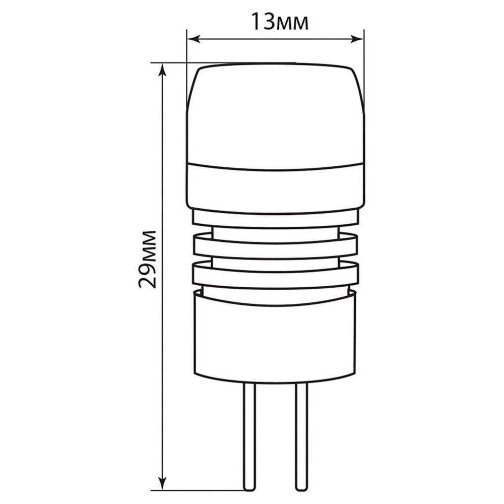 Лампа светодиодная Feron LB-413 G4 2W 6000K (25222) - Viokon.com
