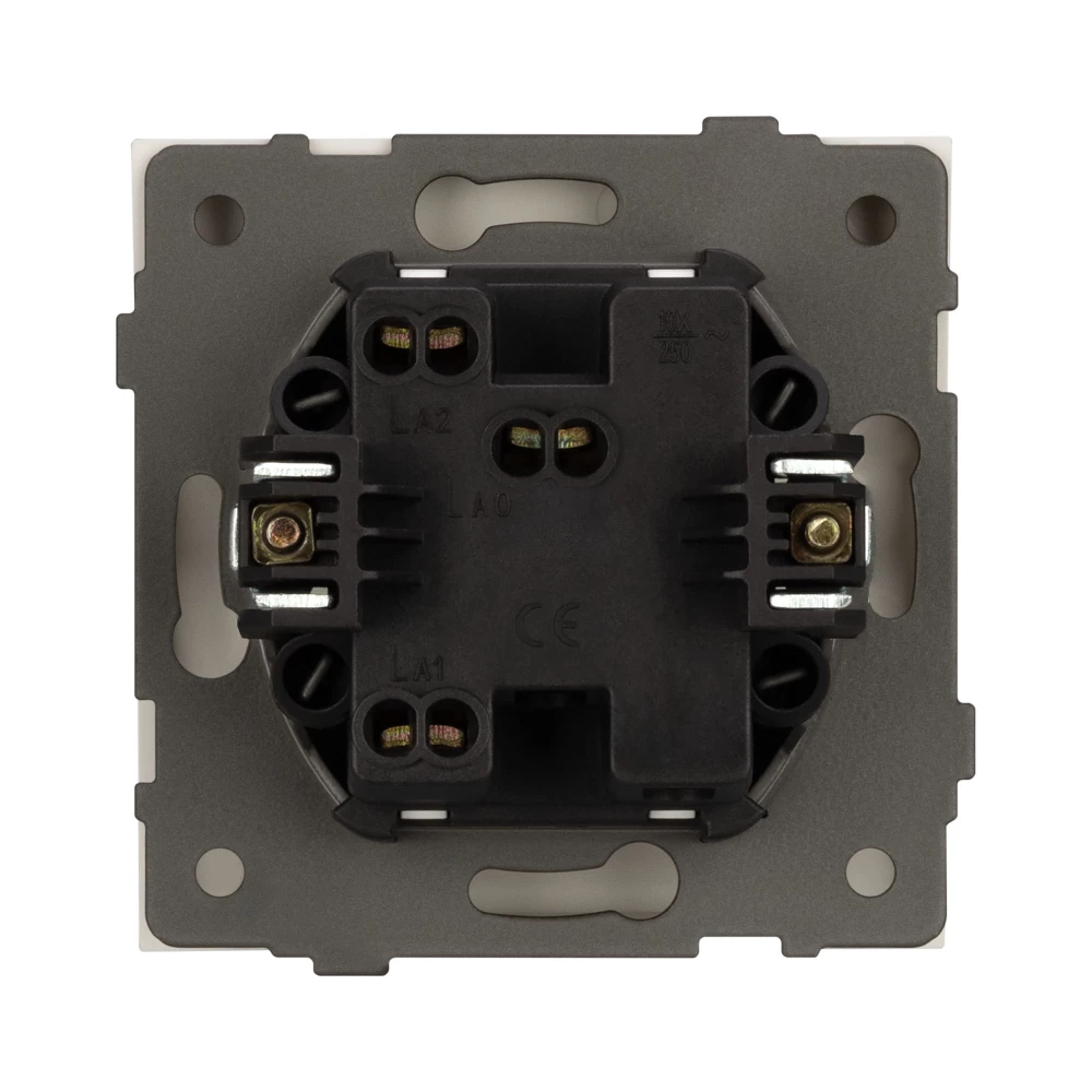 Механизм выключателя одноклавишный проходной SWT-TENDO-MKP1-PL-GD (230V, 10A) (Arlight, Песочный) 054043 - Viokon.com