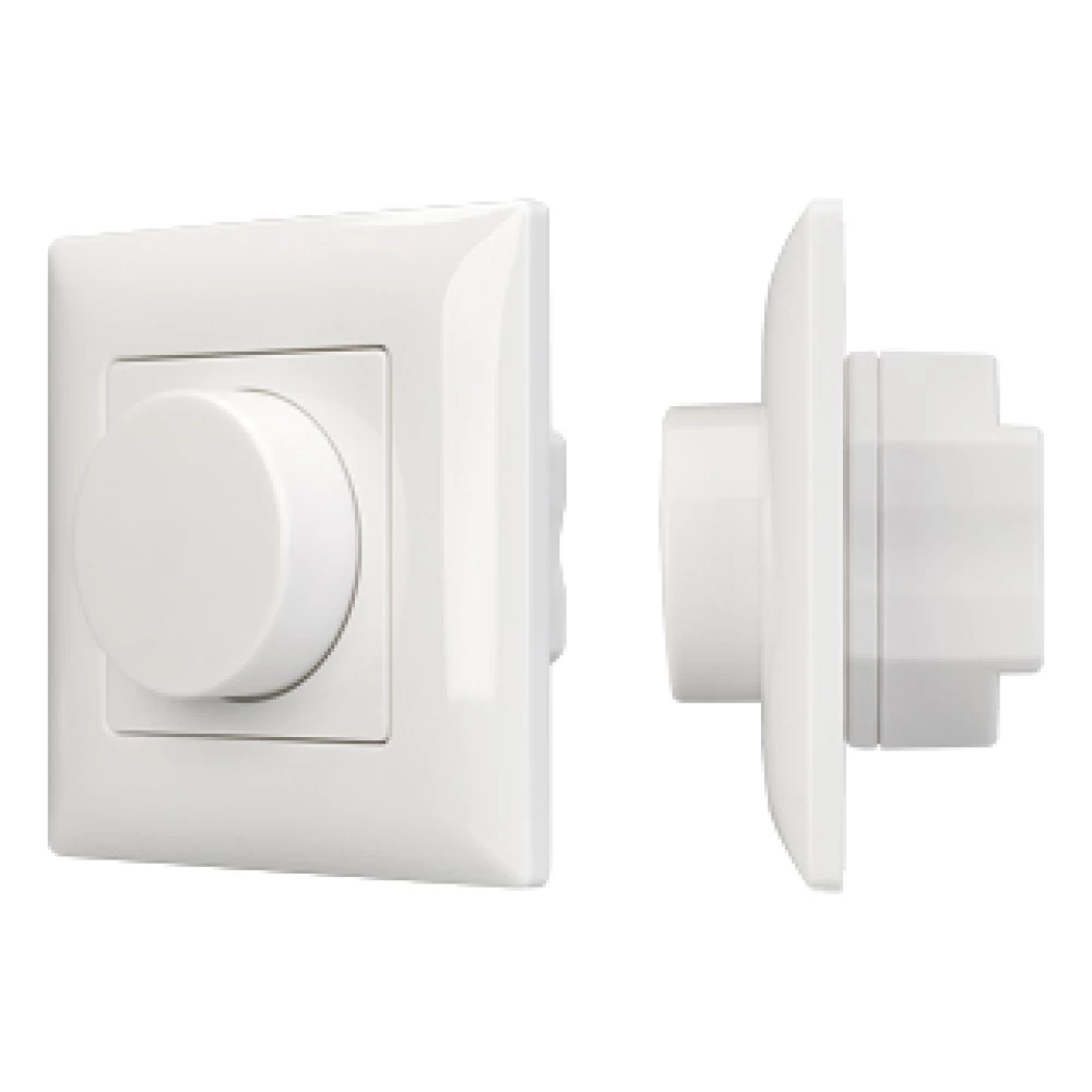 Панель SMART-P14-DIM-IN White (230V, 3A, 0-10V, Rotary, 2.4G) (Arlight, IP20 Пластик, 5 лет) 025037 - Viokon.com