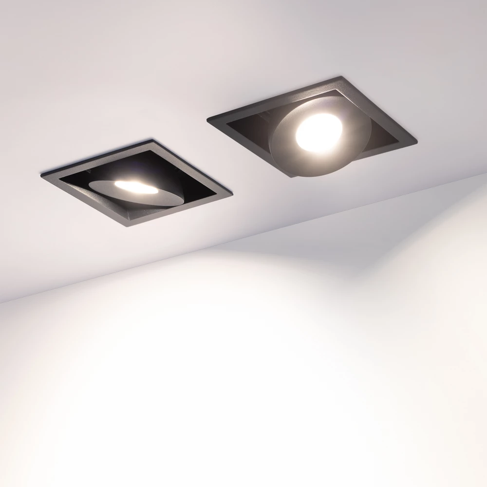 Светильник CL-SIMPLE-S80x80-9W Day4000 (BK, 45 deg) (Arlight, IP20 Металл, 3 года) 026875 - Viokon.com