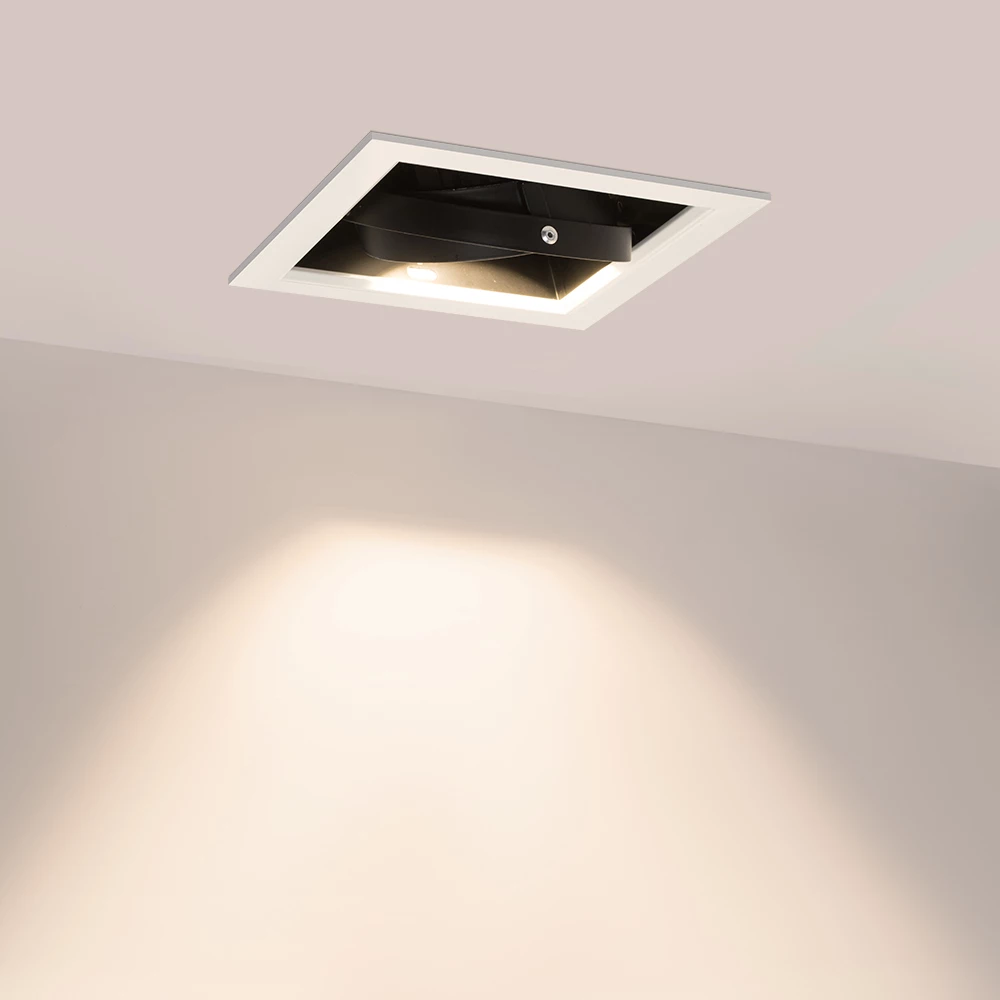 Светильник CL-KARDAN-S190x190-25W White6000 (WH-BK, 30 deg) (Arlight, IP20 Металл, 3 года) 026500 - Viokon.com