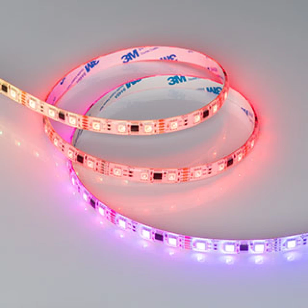 Лента герметичная DMX-SE-B60-10mm 12V RGB-PX3 (14 W/m, IP65, 5060, 5m) (Arlight, -) 039604 - Viokon.com