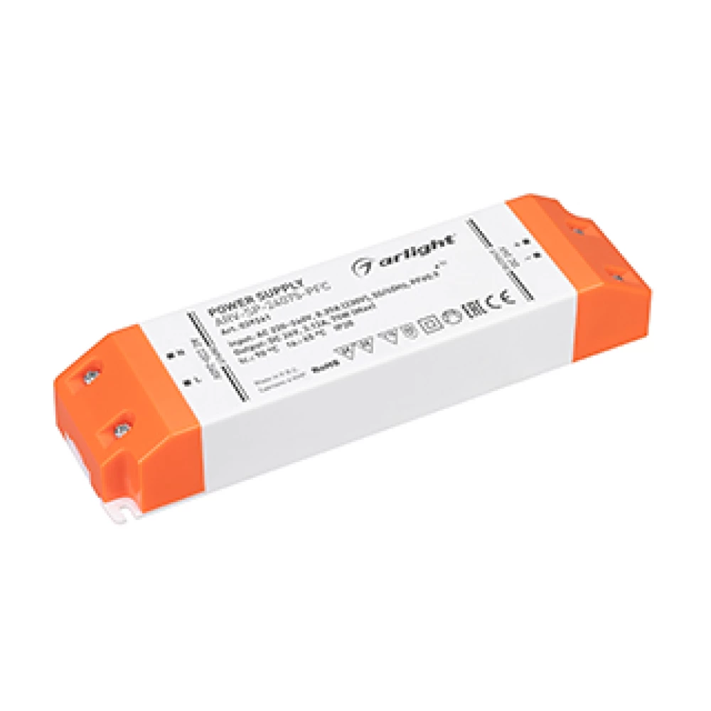 Блок питания ARV-SP-24075-PFC (24V, 3.12A, 75W) (Arlight, IP20 Пластик, 5 лет) 039241 - Viokon.com