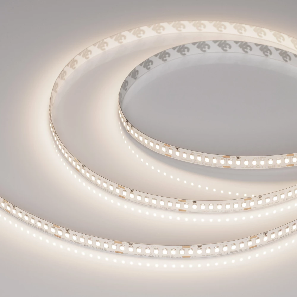 Лента UL-A200-10mm 24V Day4000 (20 W/m, IP20, 2835, 5m) (Arlight, высок.эфф.150 лм/Вт) 037219 - Viokon.com