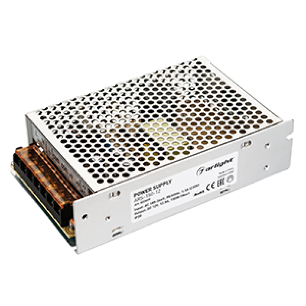 Блок питания ARS-150-12 (12V, 12.5A, 150W) (Arlight, IP20 Сетка, 2 года) 023609 - Viokon.com