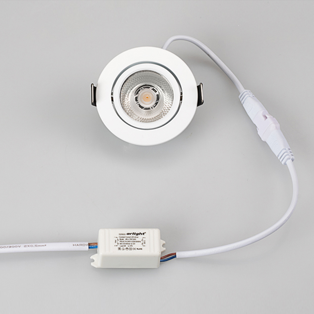 Светодиодный светильник LTM-R65WH 5W Warm White 10deg (Arlight, IP40 Металл, 3 года) 020768 - Viokon.com